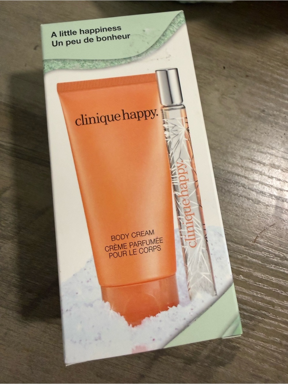 Clinique Orange Happy Body Cream & Perfume Spray Gift Set